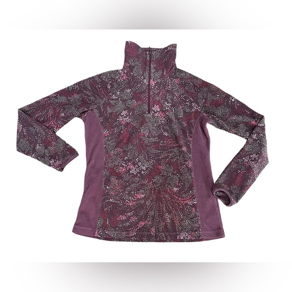Columbia Womens 1/4 quarter zip lightweight fleece pullover Sz large - Picture 1 of 7